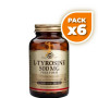 Pack 6x L-TIROSINA 50 CAPSULAS VEGETALES SOLGAR