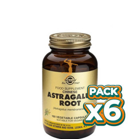 Pack 6x ASTRAGALUS CHINO RAIZ 100 CAPSULAS VEGETALES SOLGAR