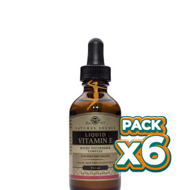 Pack 6x VITAMINA E LIQUIDA 59,2Ml. SOLGAR