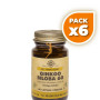 Pack 6x GINKGO 60 CÁPSULAS VEGETALES SOLGAR