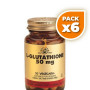 Pack 6x L-GLUTATION 50Mg. 30 CÁPSULAS SOLGAR
