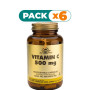 Pack 6x VITAMINA C 100 CÁPSULAS VEGETALES SOLGAR