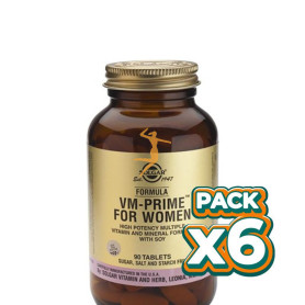 Pack 6x FORMULA VM PRIME WOMEN 90 CÁPSULAS SOLGAR