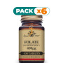 Pack 6x FOLATO (METAFOLÍN) 100 CÁPSULAS SOLGAR