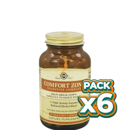 Pack 6x COMFORT ZONE COMPLEX 90 CÁPSULAS SOLGAR