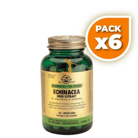 Pack 6x EQUINACEA 60 CÁPSULAS VEGETALES SOLGAR