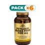 Pack 6x FIBRA DE CASCARAS DE PSYLLIUM 200 CÁPSULAS SOLGAR