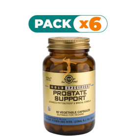 Pack 6x GS PROSTATE SUPPORT 60 CÁPSULAS VEGETALES SOLGAR