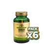 Pack 6x JENGIBRE 60 CÁPSULAS VEGETALES SOLGAR