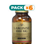 Pack 6x L-ARGININA 1000Mg. 90 CÁPSULAS SOLGAR