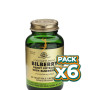 Pack 6x MIRTILO EXTRACTO DE BAYA 60 CAPSULAS VEGETALES SOLGAR