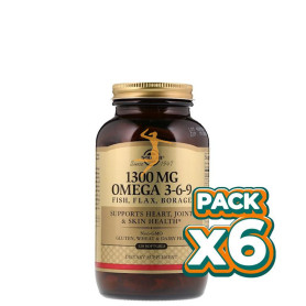 Pack 6x OMEGA 3-6-9 120 CÁPSULAS SOLGAR