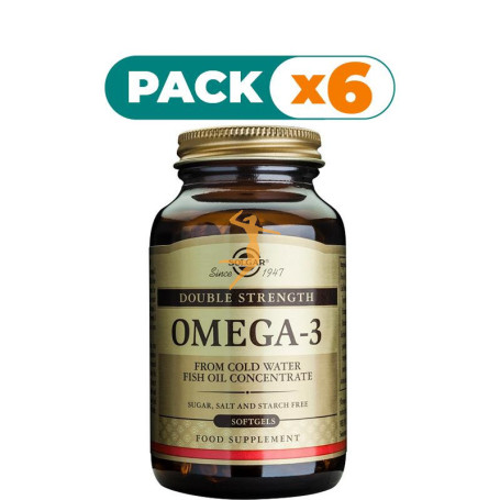 Pack 6x OMEGA-3 60 CÁPSULAS SOLGAR