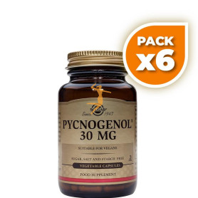 Pack 6x PINO 30 MG 30 CAPSULAS VEGETALES SOLGAR