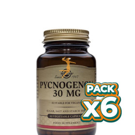 Pack 6x PINO 30 MG 60 CAPSULAS VEGETALES SOLGAR