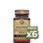 Pack 6x SELENIO 100Mcg. 100 COMPRIMIDOS SOLGAR