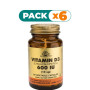 Pack 6x VITAMINA D3 600UI 60 CÁPSULAS VEGETALES SOLGAR