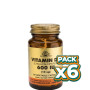 Pack 6x VITAMINA D3 600UI 60 CÁPSULAS VEGETALES SOLGAR