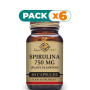 Pack 6x SPIRULINA VEGETARIAN 80 CAPSULAS SOLGAR