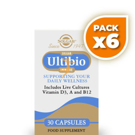 Pack 6x ULTIBIO INMUNE 30 CÁPSULAS SOLGAR