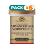 Pack 6x ADVANCED 40+ ACIDOPHILUS 60 CÁPSULAS SOLGAR