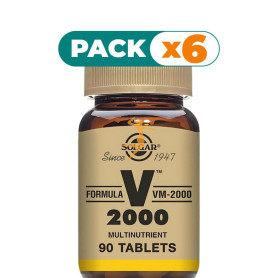 Pack 6x FORMULA VM-2000 90 COMPRIMIDOS SOLGAR