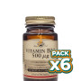 Pack 6x VITAMINA B12 500MCG 50 CÁPSULAS SOLGAR
