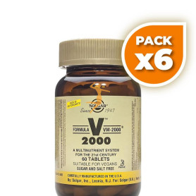 Pack 6x FORMULA VM-2000 60 COMPRIMIDOS SOLGAR