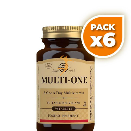 Pack 6x MULTI-L 30 COMPRIMIDOS SOLGAR