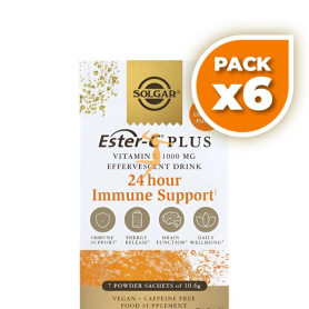 Pack 6x ESTER-C PLUS 1000MG 7 SOBRES SOLGAR