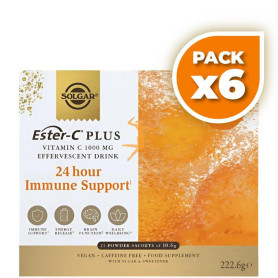 Pack 6x ESTER-C PLUS 1000MG 21 SOBRES SOLGAR