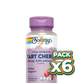 Pack 6x TART CHERRY 90 CÁPSULAS VEGETALES SOLARAY