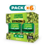 Pack 6x CAFÉ VERDE STRONG PACK ECONÓMICO 60+60 CÁPSULAS NOVITY