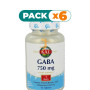Pack 6x GABA 750Mg. 90 COMPRIMIDOS KAL
