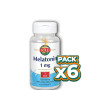 Pack 6x MELATONIN 1Mg. 120 COMPRIMIDOS KAL