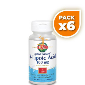 Pack 6x R-LIPOIC ACTIVOXIDANT 60 CAPSULAS KAL