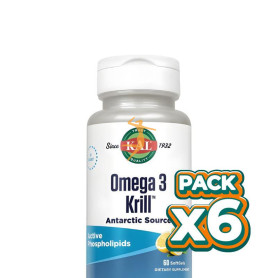 Pack 6x OMEGA 3 KRILL 60 PERLAS KAL