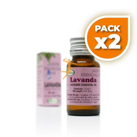 Pack 2x ESENCIA DE LAVANDA 15cc SORIA NATURAL