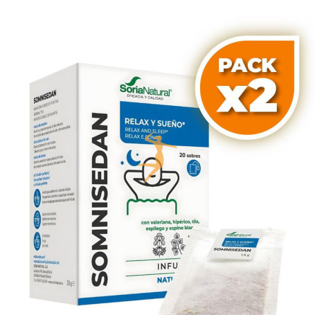Pack 2x NATUSOR 07 SOMNISEDÁN INFUSIONES SORIA NATURAL