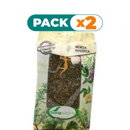 Pack 2x MENTA PIPERITA BOLSA SORIA NATURAL