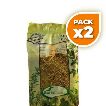 Pack 2x SAUCO FLOR BOLSA SORIA NATURAL