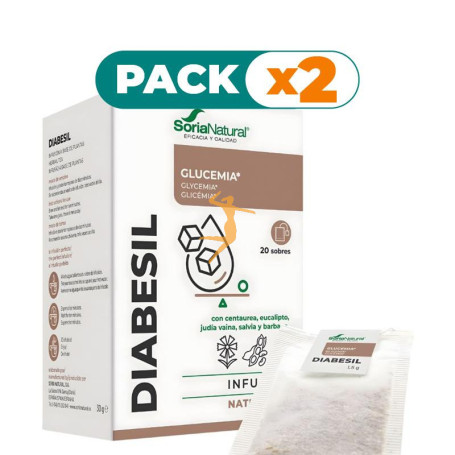 Pack 2x NATUSOR 15 DIABESIL INFUSIONES SORIA NATURAL