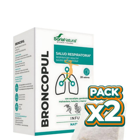 Pack 2x NATUSOR 25 BRONCOPUL INFUSIONES SORIA NATURAL