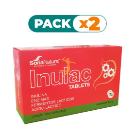 Pack 2x INULAC TABLETAS SORIA NATURAL