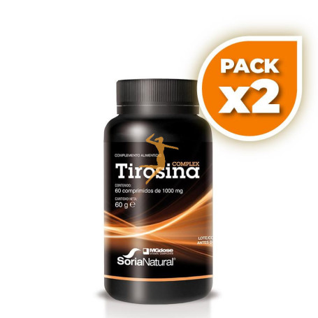 Pack 2x TIROSINA COMPLEX 60 COMPRIMIDOS MGDOSE