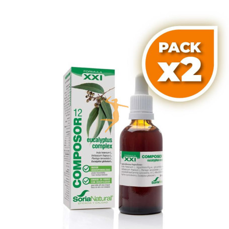 Pack 2x COMPOSOR 12 XXI EUCALYPTUS COMPLEX 50Ml. SORIA NATURAL