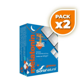 Pack 2x MELATONIN TRAVEL 90 COMPRIMIDOS MGDOSE
