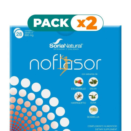 Pack 2x NOFLASOR 28 COMPRIMIDOS SORIA NATURAL