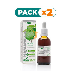 Pack 2x EXTRACTO DE HAMAMELIS 50Ml. SORIA NATURAL