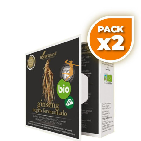 Pack 2x GINSENG NEGRO FERMENTADO 24 CÁPSULAS SORIA NATURAL